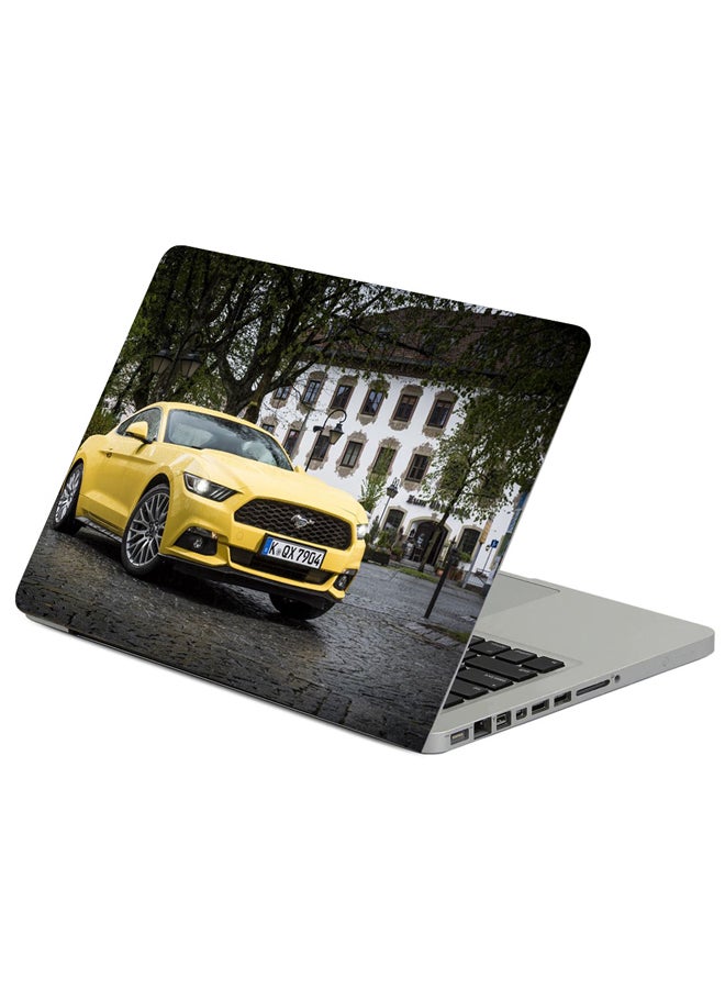 Fast Print Ford Mustang Gt Printed Laptop Sleeve Multicolour