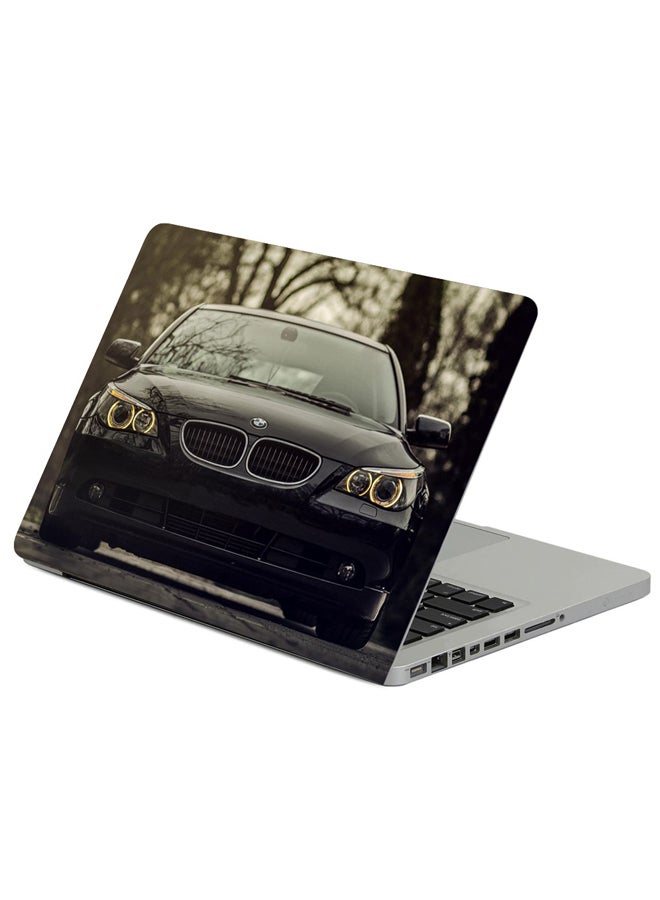 Fast Print Bmw 520D Black Printed Laptop Sleeve Multicolour 