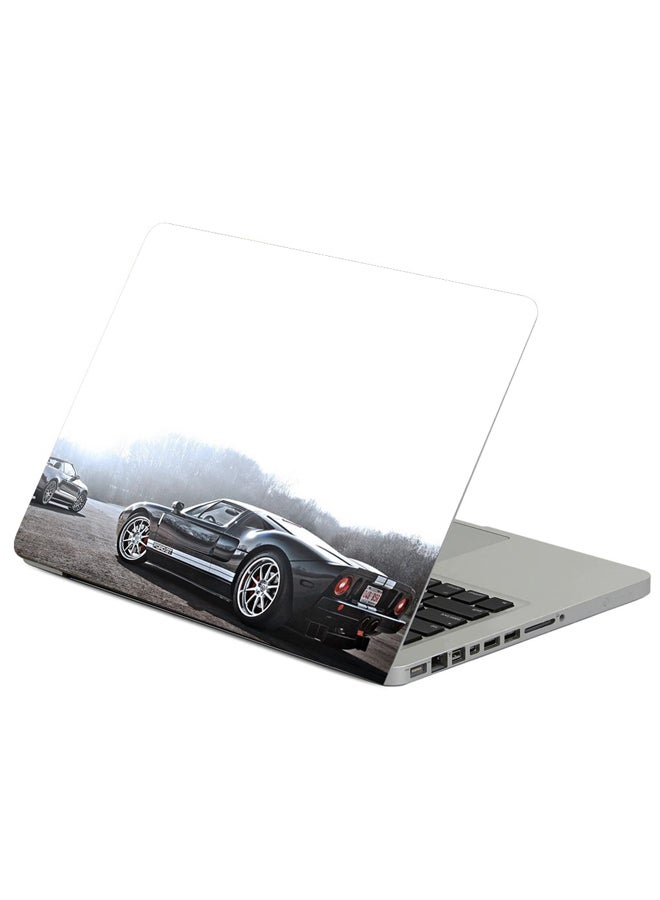 Fast Print Ford Mustang Gt500 Printed Laptop Sleeve Multicolour