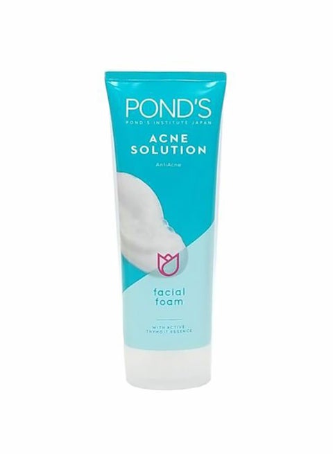 Acne Solution Anti-Ance Antiacne Facial Foam Blue 100grams