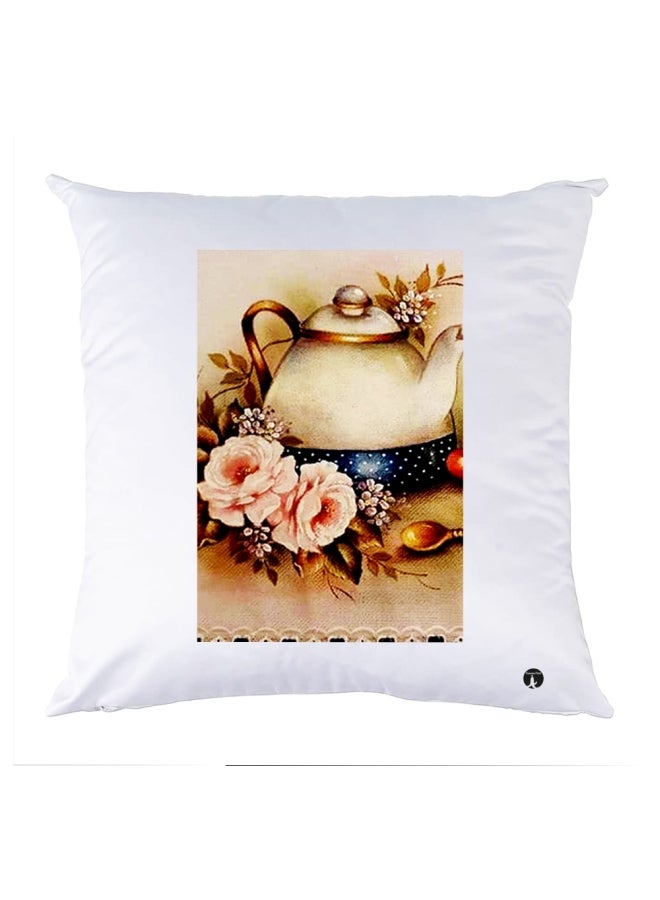 وسادة مزيّنة بنقشة مطبوعة polyester متعدد الألوان 30x30سم
