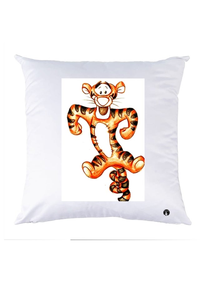 وسادة مزيّنة بنقشة مطبوعة polyester متعدد الألوان 30x30سم