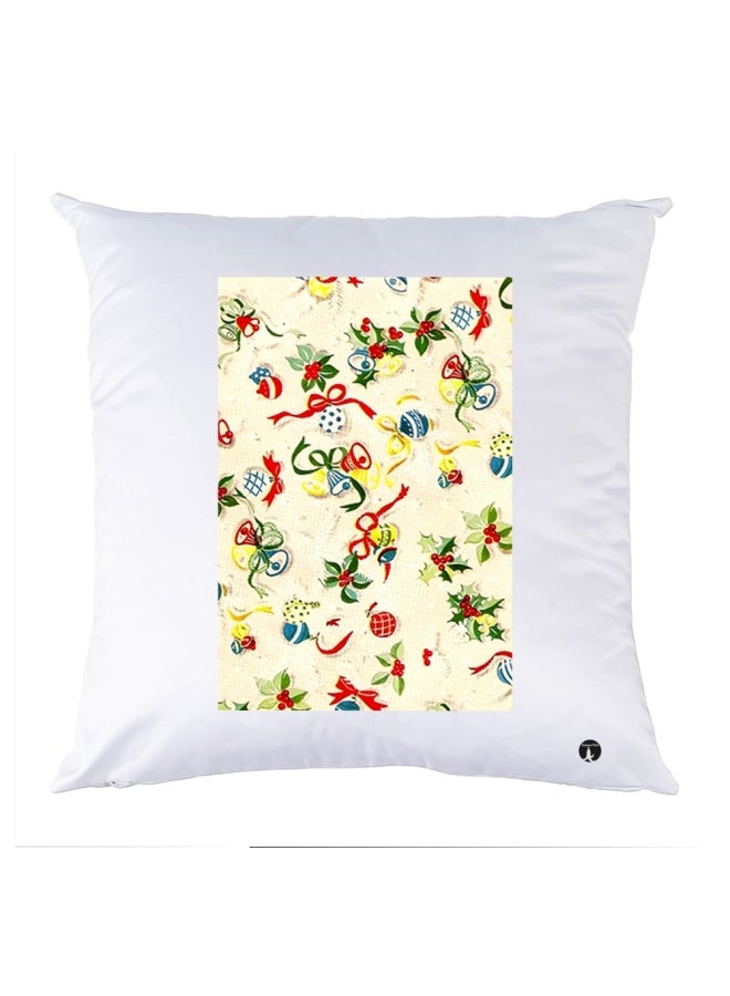 وسادة مزيّنة بنقشة مطبوعة polyester متعدد الألوان 30x30سم