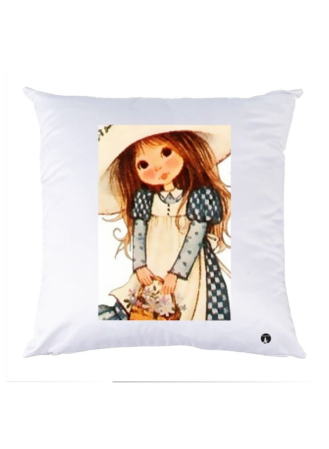 وسادة مزيّنة بنقشة مطبوعة polyester متعدد الألوان 30x30سم