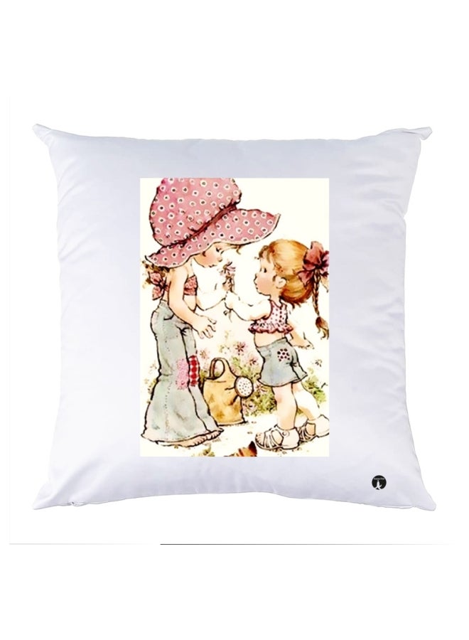 بي بي وسادة مزيّنة بنقشة مطبوعة polyester متعدد الألوان 30x30سم