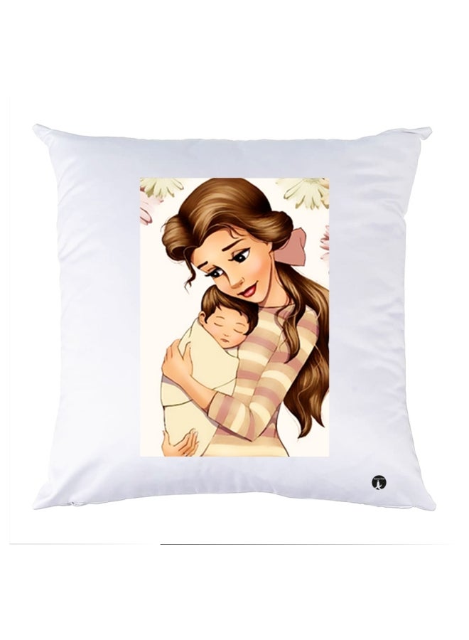 وسادة مزيّنة بنقشة مطبوعة polyester متعدد الألوان 30x30سم