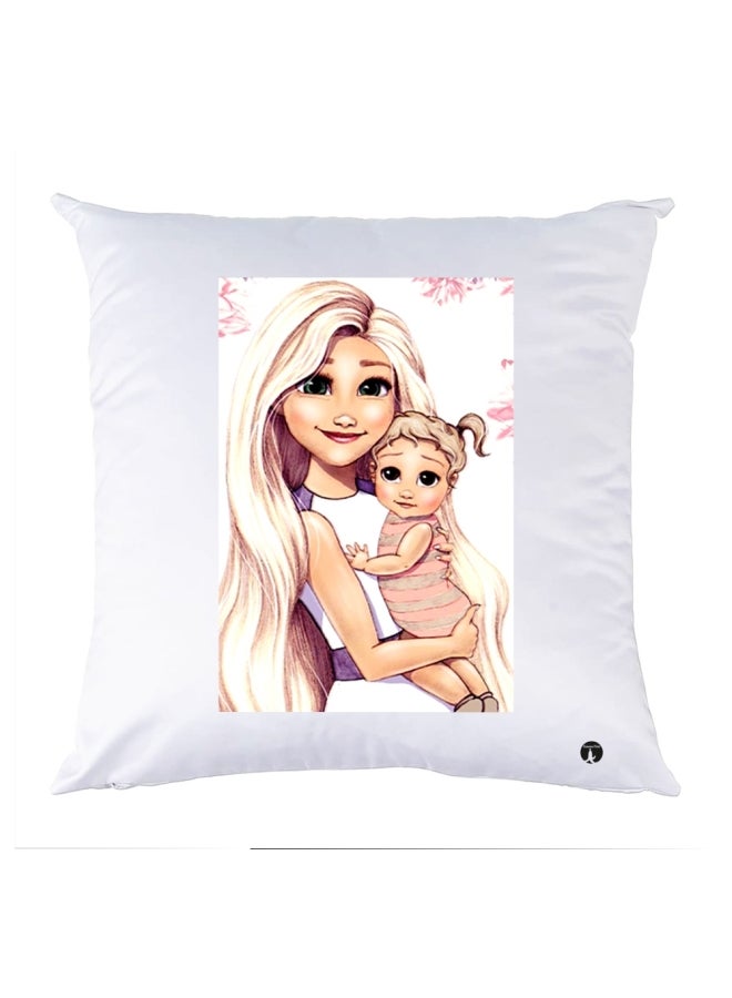 بي بي وسادة مزيّنة بنقشة مطبوعة polyester متعدد الألوان 30x30سم