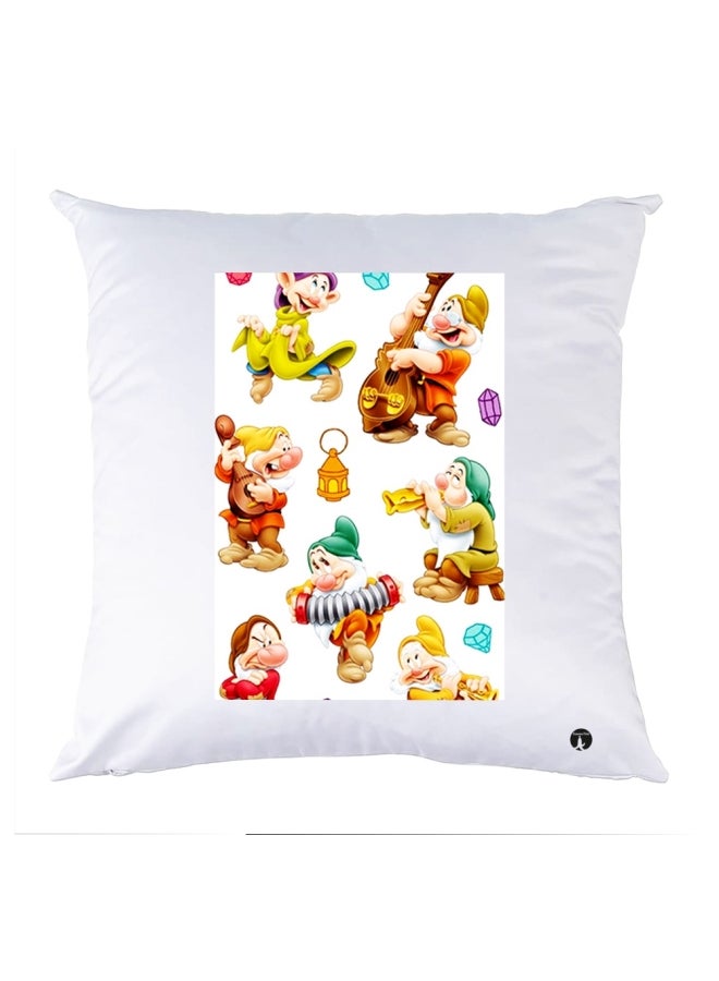 Printed Pillow Polyester Multicolour 30x30cm
