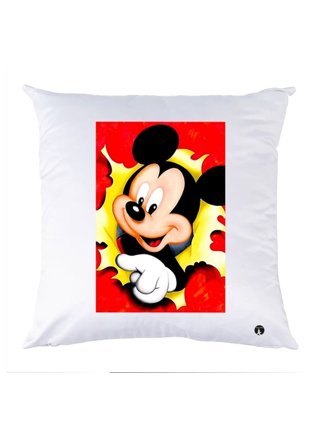 بي بي وسادة مزيّنة بنقشة مطبوعة polyester متعدد الألوان 30x30سم