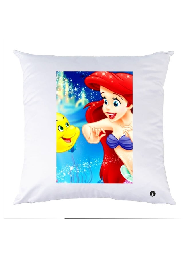 وسادة مزيّنة بنقشة مطبوعة polyester متعدد الألوان 30x30سم