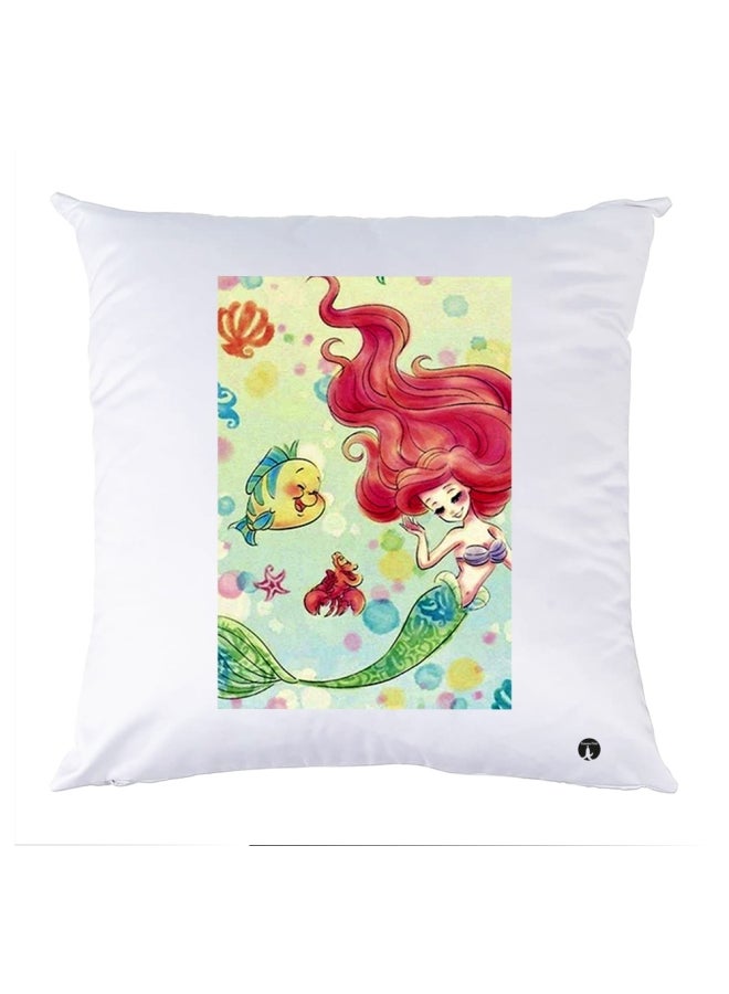 وسادة مزيّنة بنقشة مطبوعة polyester متعدد الألوان 30x30سم