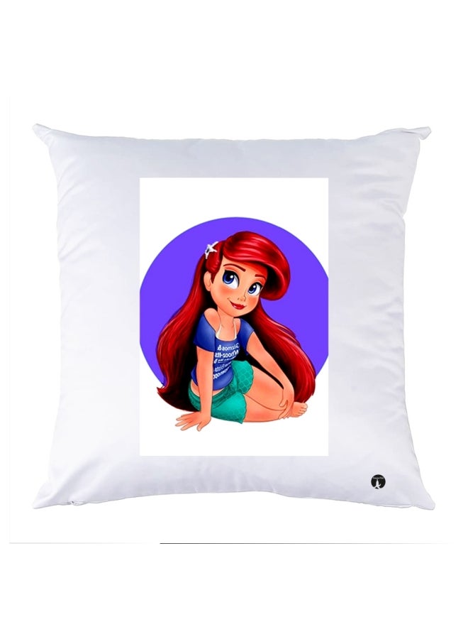 وسادة مزيّنة بنقشة مطبوعة polyester متعدد الألوان 30x30سم