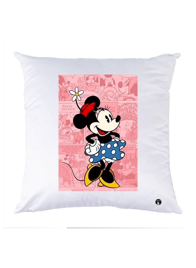 وسادة مزيّنة بنقشة مطبوعة polyester متعدد الألوان 30x30سم