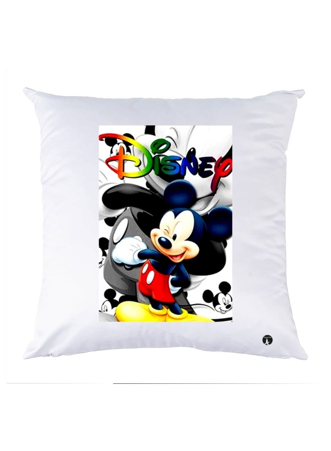 وسادة مزيّنة بنقشة مطبوعة polyester متعدد الألوان 30x30سم