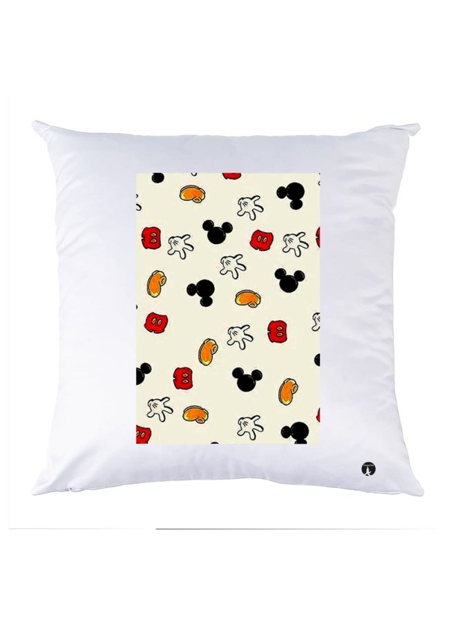 بي بي وسادة مزيّنة بنقشة مطبوعة بوليستر متعدد الألوان 30x30سم