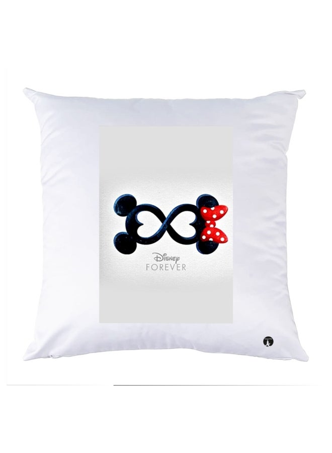 Printed Pillow polyester White 30x30cm