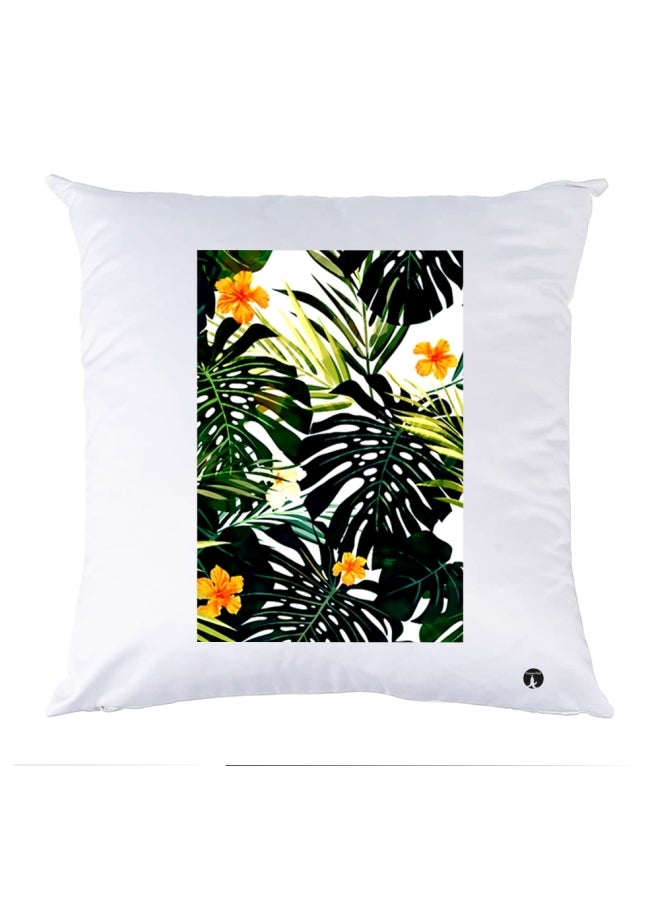 BP Printed Pillow polyester White/Green 30x30cm