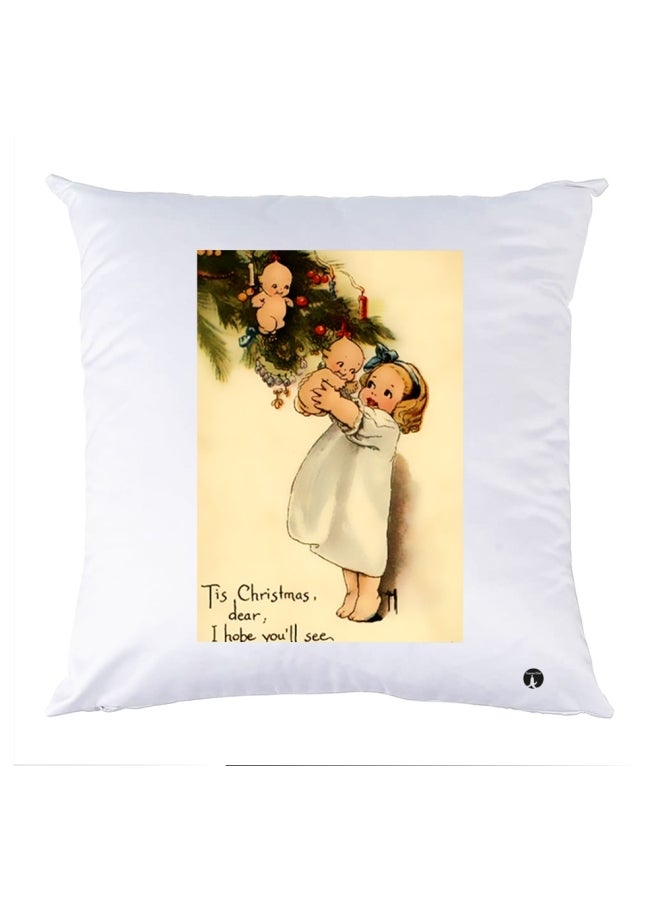 بي بي وسادة مزيّنة بنقشة مطبوعة بوليستر متعدد الألوان