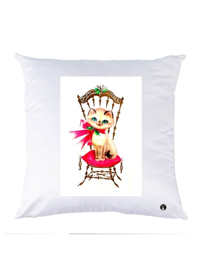 وسادة مزيّنة بنقشة مطبوعة polyester متعدد الألوان 30x30سم