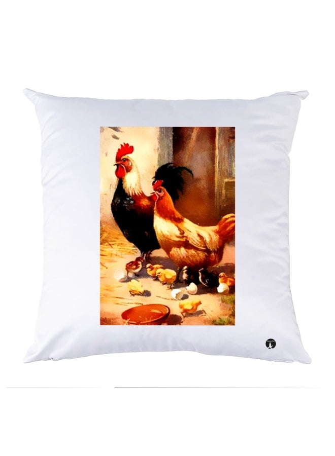 Printed Pillow polyester Multicolour 30x30cm
