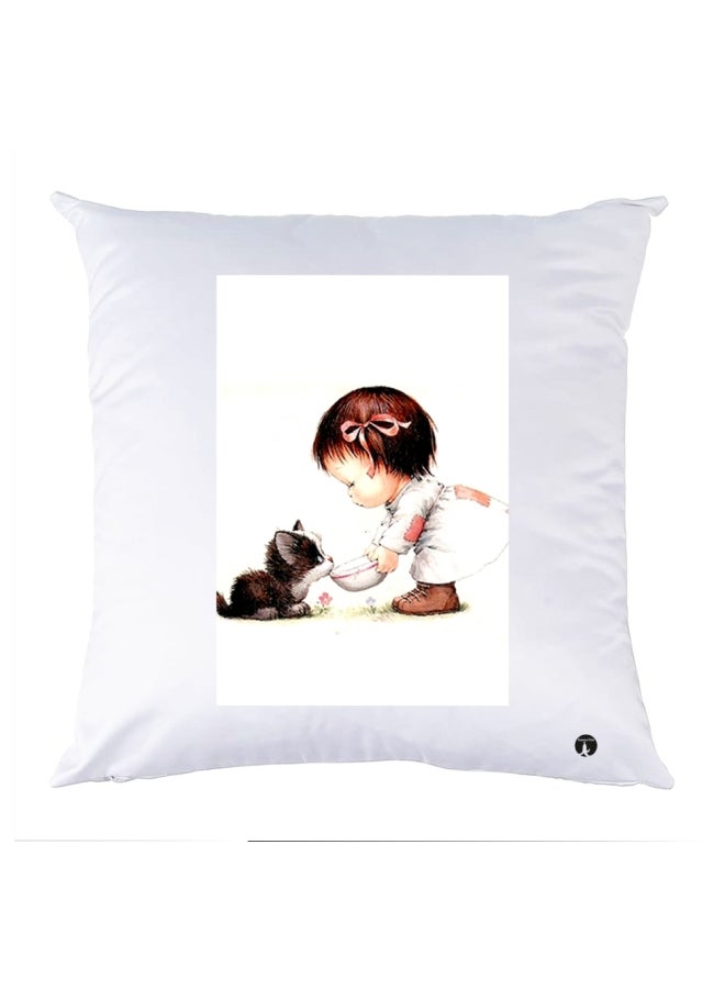 Printed Pillow polyester Multicolour 30x30cm