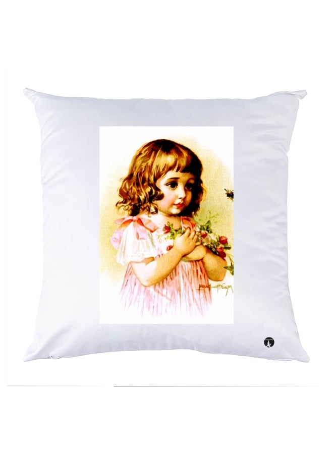 وسادة مزيّنة بنقشة مطبوعة polyester متعدد الألوان 30x30سم
