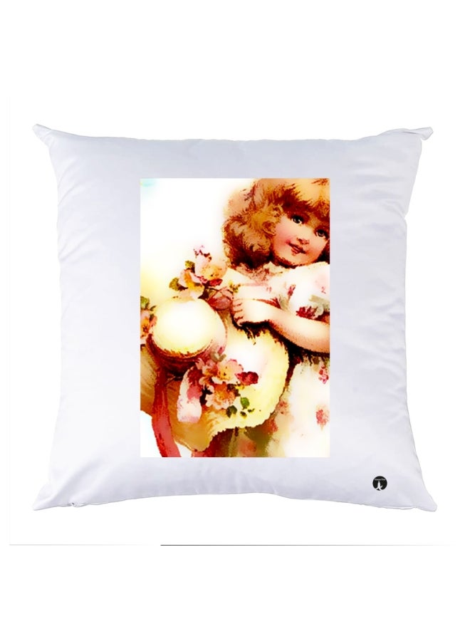 وسادة مزيّنة بنقشة مطبوعة polyester متعدد الألوان 30x30سم