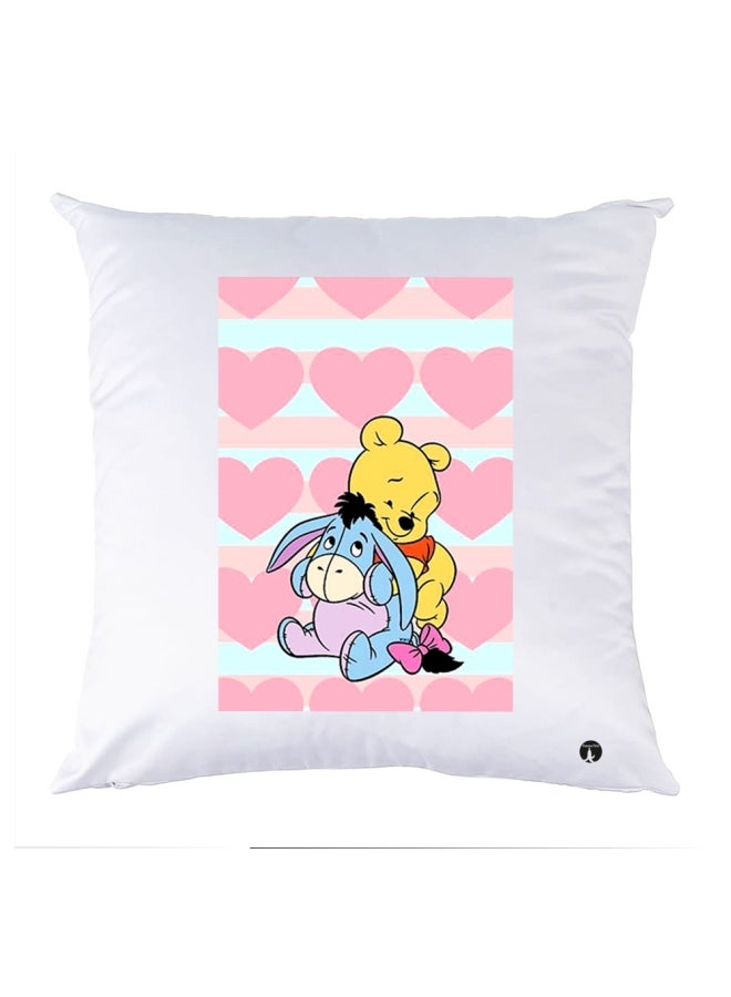 بي بي وسادة مزيّنة بنقشة مطبوعة بوليستر متعدد الألوان 30x30سم