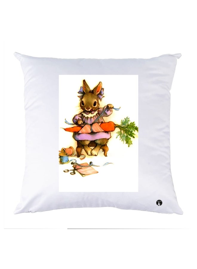 وسادة مزيّنة بنقشة مطبوعة polyester متعدد الألوان 30x30سم