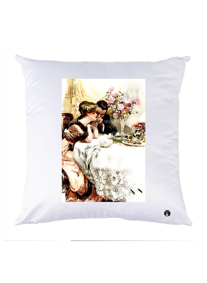 Printed Pillow polyester Multicolour 30x30cm