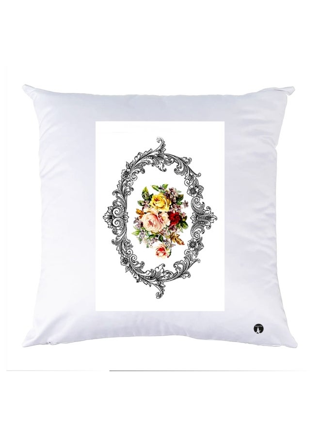 وسادة مزيّنة بنقشة مطبوعة polyester متعدد الألوان 30x30سم