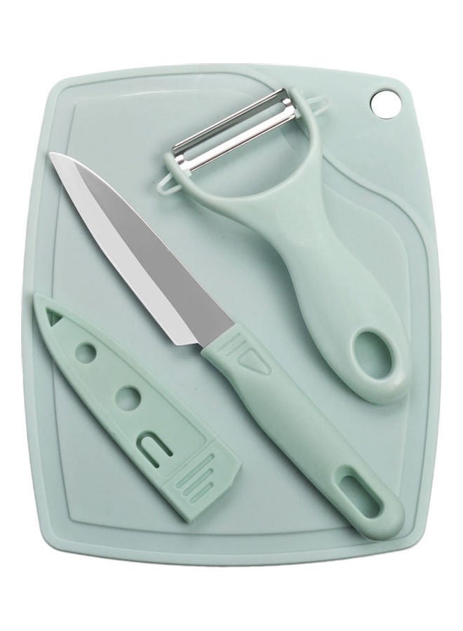 3-Piece Chopping Set Blue 15.5 x 19.5cm 