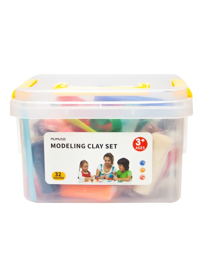MUMUSO - 32 Colour Mud Bucket Set 20 x 20 x 15cm - Image 1
