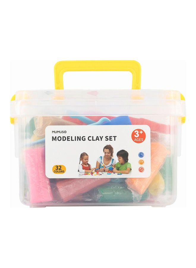 MUMUSO - 32 Colour Mud Bucket Set 20 x 20 x 15cm - Image 1
