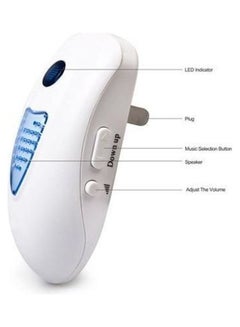 VOYE Welcome Device Wireless Doorbell, 2 Plug-in Receivers & 1 Push Button Transmitter Operating at 50m, 38 Chimes, 3 Level Volume Door Bell white  - Image 4