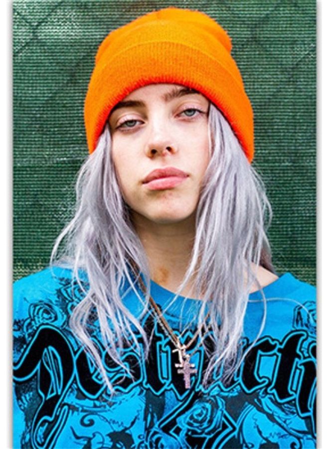 Billie Eilish Don't Smile At Me Themed Poster Multicolour 30x39cm