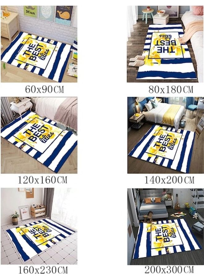 The Best Lilies Design Floor Rug Multicolour - Image 2