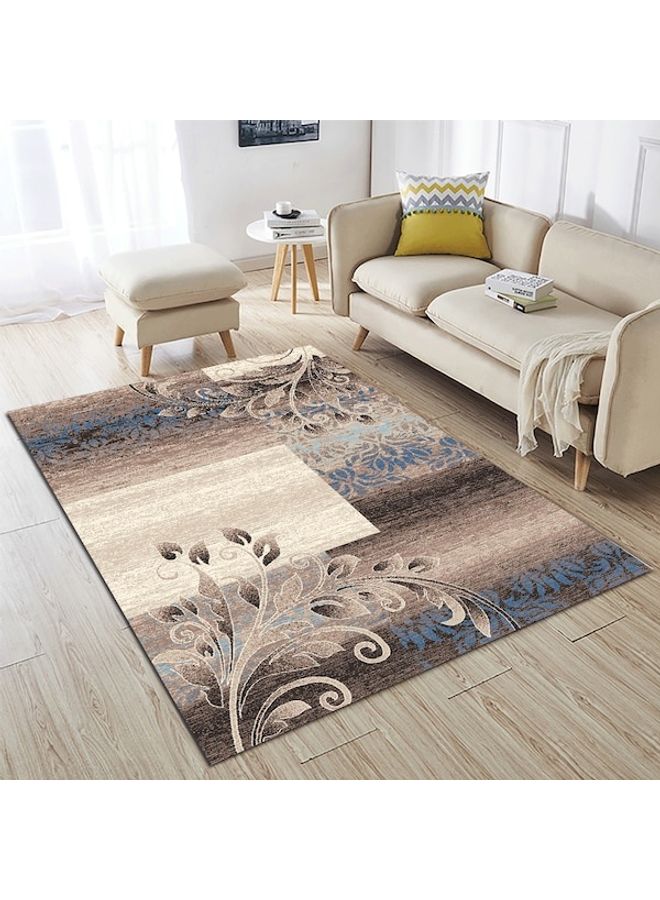 Printed Floor Rug Multicolour 120x160cm - Image 2