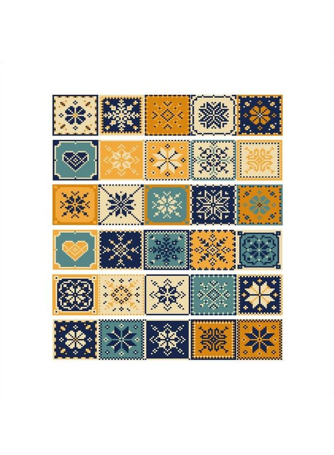 Home Decoration Self-Adhesive Stairs Stickers Multicolour 60x90cm