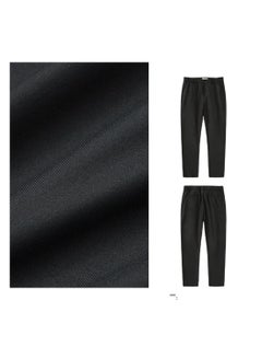 SEMIR Pleated Straight Trousers Black  - Image 2
