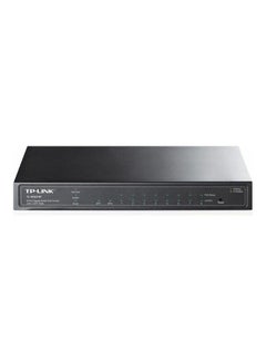 TP-LINK 10-Port Business Smart Gigabit POE+ Switch Black 