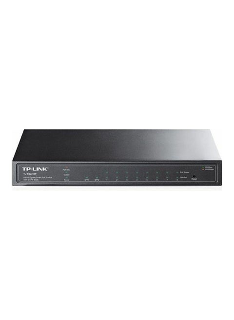 10-Port Business Smart Gigabit POE+ Switch Black