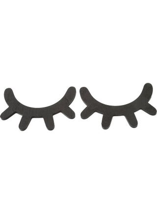 1-Piece Wooden Eyelash Wall Sticker Black 60 x 90cm - v1610648136/N43743023A_1