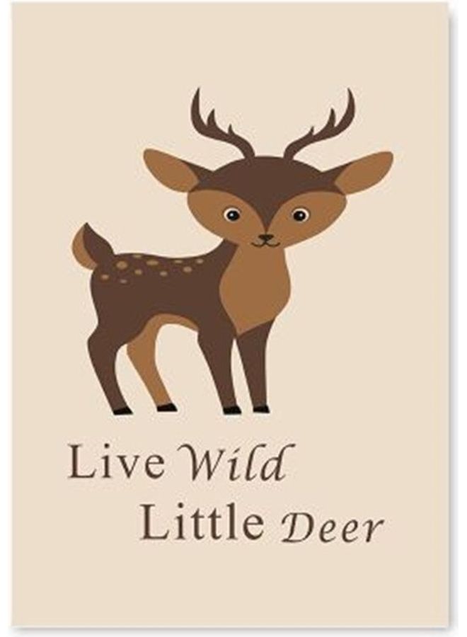 Generic - Deer Themed Wall Sticker Brown 60x90cm - Image 1