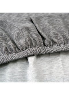Sharpdo Texture Pattern Stretch Sofa Cover Grey 36 x 30 x 7cm  - Image 5