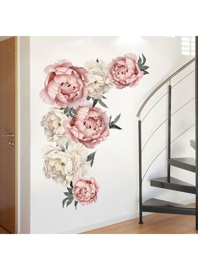 ملصق جداري بتصميم زهور متعدد الألوان 60 x 90سم - Image 1