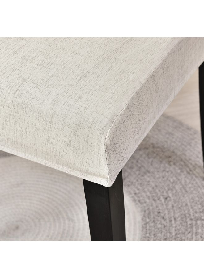 Sharpdo One-Piece Stretch Chair Cover Beige 38 x 38 x 45cm  - Image 4