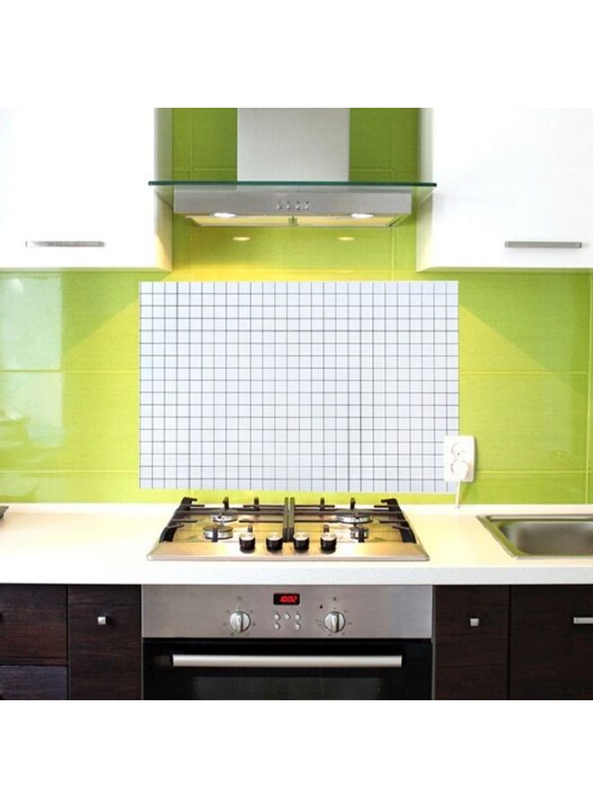 Anti-Oil Waterproof Mosaic Design Wall Sticker Blue 60x  90cm 