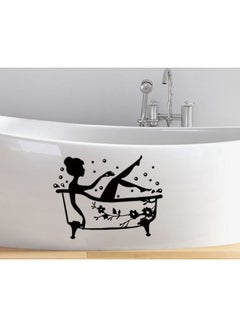 Waterproof Bathroom Wall Sticker Black 60 x 90cm