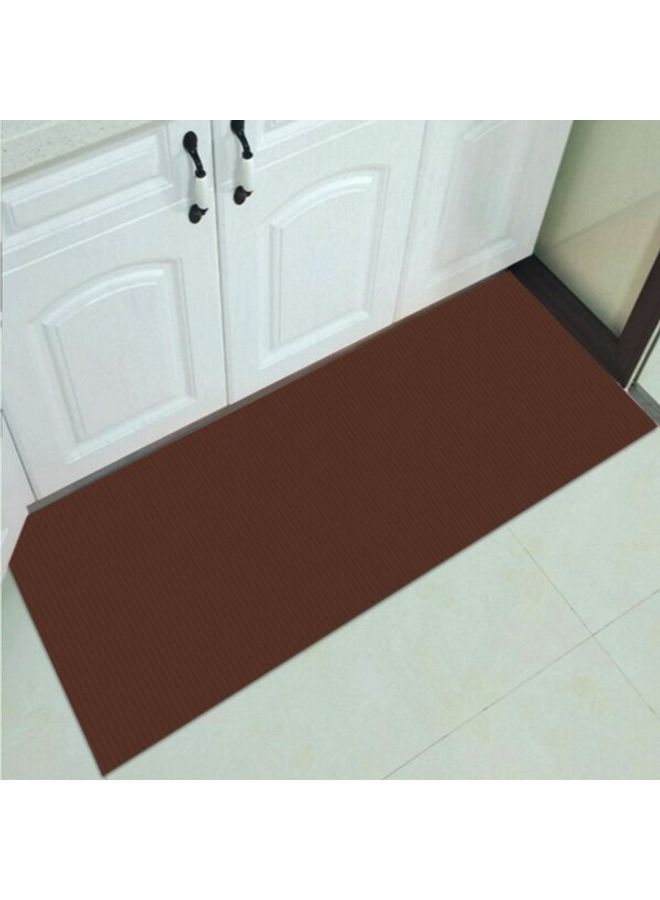 Simple Style Household Entrance Anti-Skidding Rug Brown 50x160cm  - Image 2